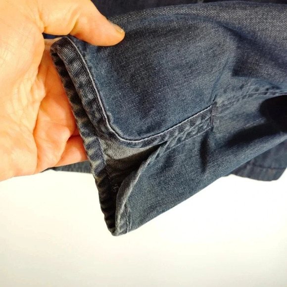 Liz Claiborne Denim Jean Jacket 100% Cotton Blue XL - Picture 6 of 15